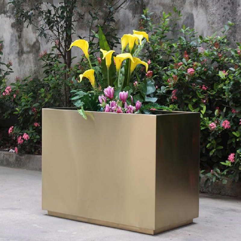 景觀(guān)不銹鋼花箱定制生產(chǎn)