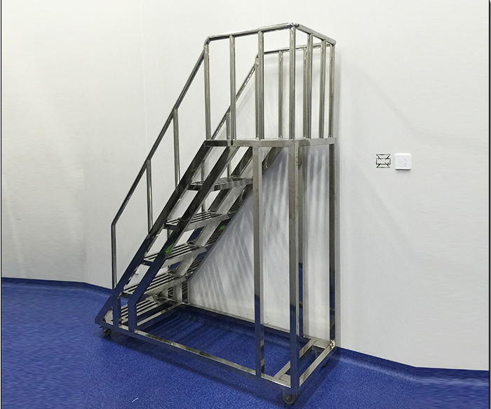 不銹鋼實(shí)驗室登高梯