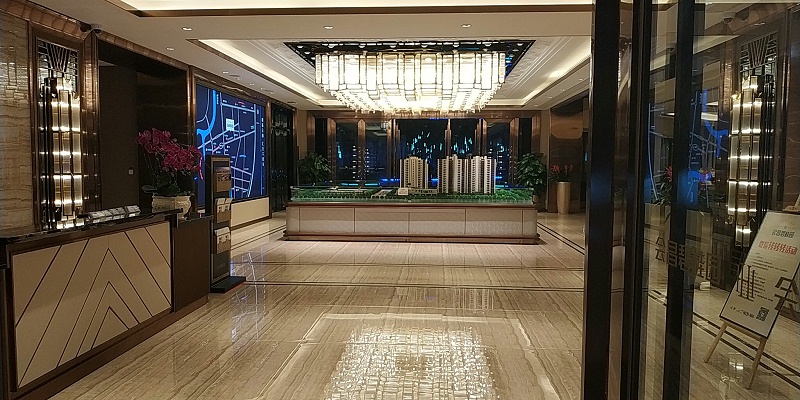 售樓部展廳不銹鋼裝飾